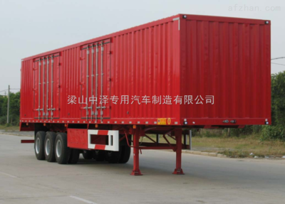 供應廂體半掛車,半掛車,掛車手續(xù),質量有保障-供求商機-梁山中澤專用汽車制造